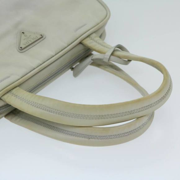 PRADA Hand Bag Nylon Gray Auth 68818 - Picture 7 of 16